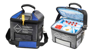 UN3373 cooler bag detail view