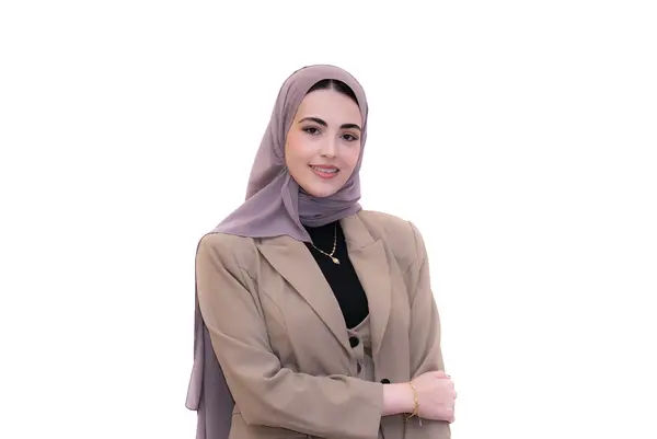 Portrait of Lina Ma'an, Co-founder